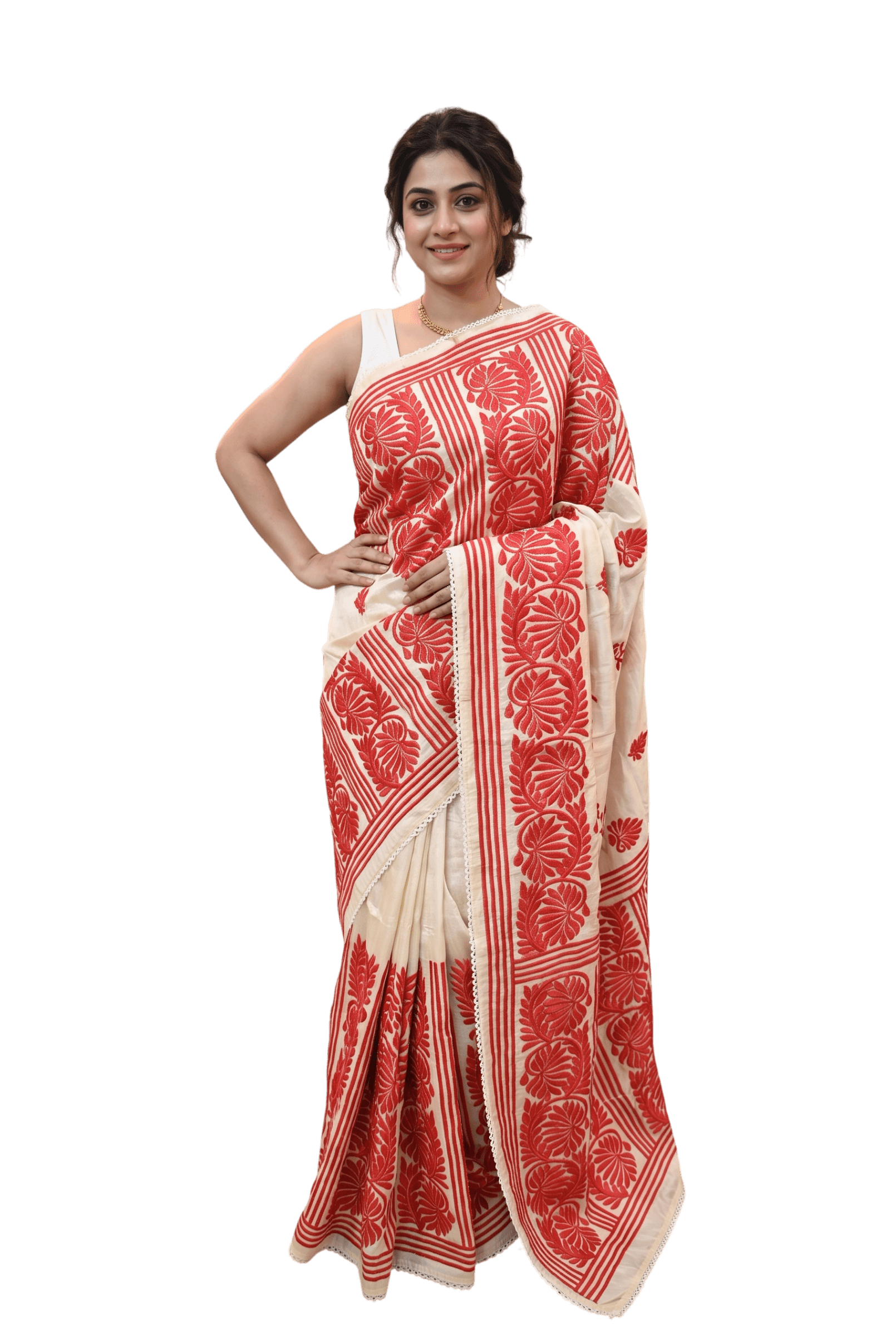 Semi Tusser Pashi Work